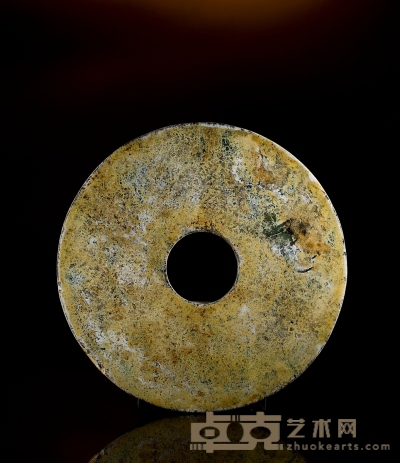 良渚文化·玉璧 外径23.2cm；内径6.0cm