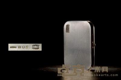 英国伦敦阿斯普希纯银烟盒 长12.5cm；宽8.4cm