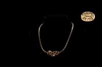 1960年制 尚美巴黎红宝石花卉饰项链