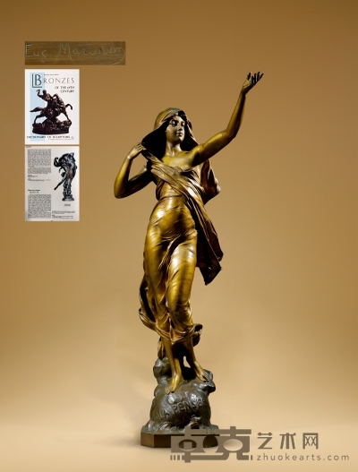 女神像 高87cm；底座19×19cm
