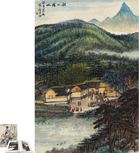 张大壮 韶山胜地图