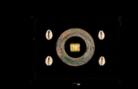 商-西周·贝币纹青铜环及鎏金贝币环一组六枚