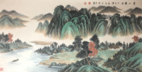 春山揽胜字画