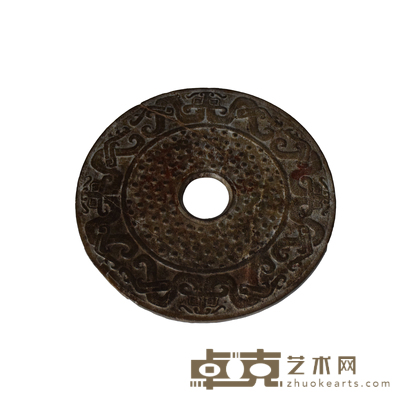 战国玉璧 直径20cm