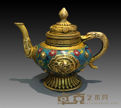 景泰蓝壶 18厘米