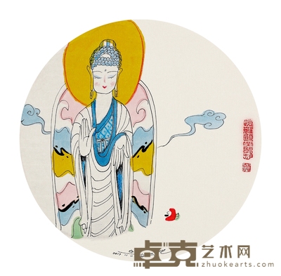 蔡志忠 佛 直径:21cm