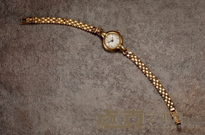 百达翡丽（PATEK PHILIPPE）14K黄金手链式女表 表径：14mm
