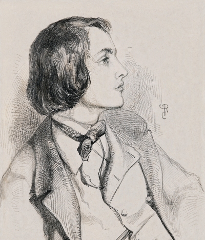 但丁·加百利·罗塞蒂 威廉·米歇尔·罗塞蒂肖像