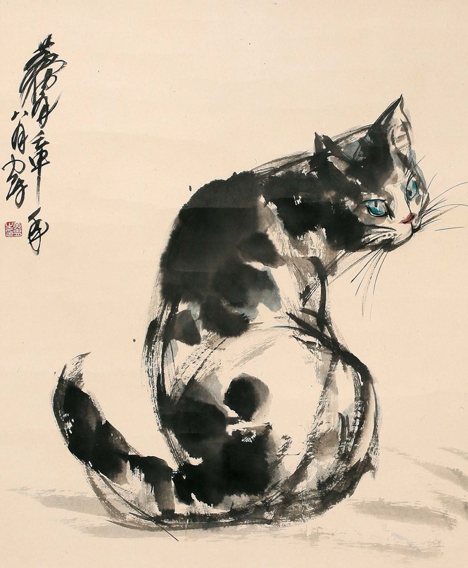 黄胄 猫
