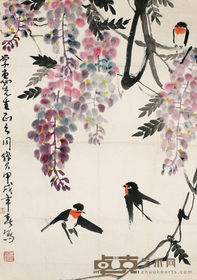 高同宝 花鸟 76*53 约3.6平尺