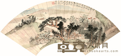 唐 云 辋川别业 18.5×52cm