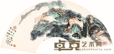 王伯敏 山馆高寒 61×21cm