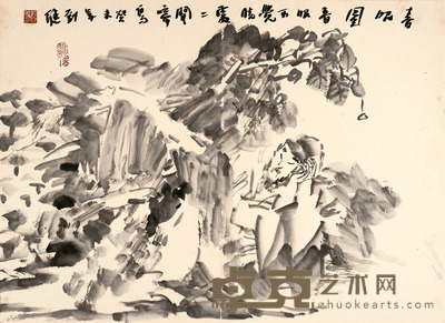 刘 健 清荫眠熟 44×61cm