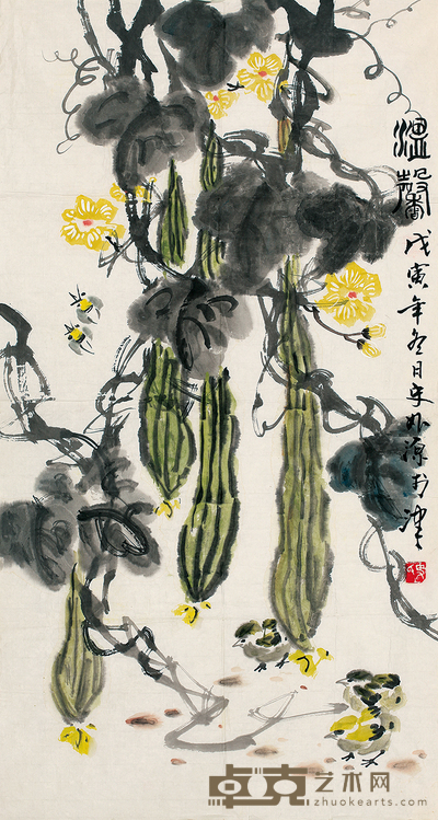 史如源 秋趣 89cm×49cm 约 4 平尺