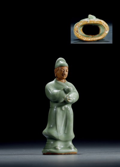 元-明·龙泉窑人物塑像