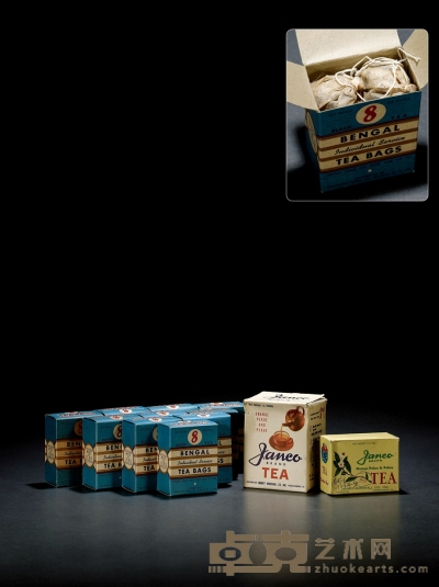 二十世纪初•纽约红茶及纽约Janco红茶 十盒，约17.7g×10（纽约红茶净重）；两盒，约113.3g，约35.4g（纽约Janco红茶净重）