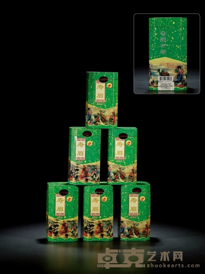 二十世纪九十年代•熊猫牌老白茶寿眉 六盒，113g×6（净重）