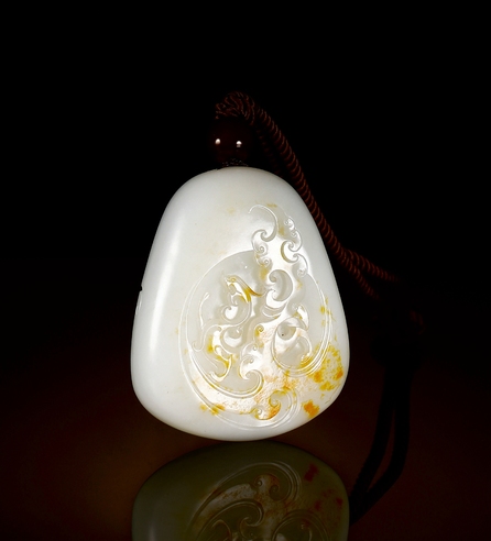 葛洪 飞龙在天 白玉把件