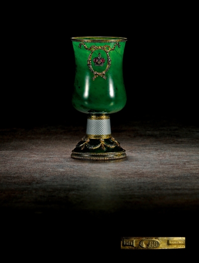 1900年制 法贝热碧玉圣杯