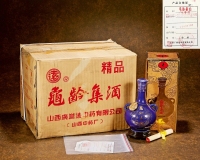 2000年山西中药厂瓷瓶装精品龟龄集酒（原箱）