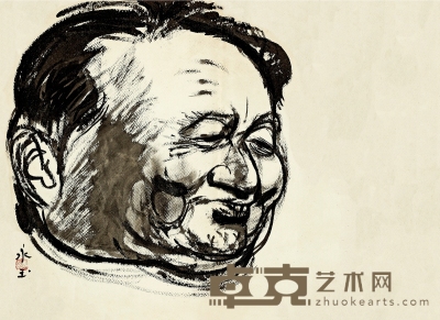 黄永玉  人物肖像 39.5×54.5cm 