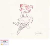 格兰·基恩   《小美人鱼》系列动画手绘原稿一帧