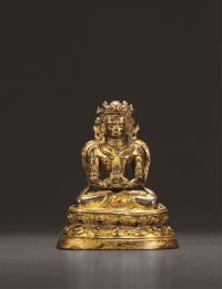 14世纪·铜鎏金无量寿佛坐像