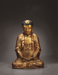 清·木胎阿弥陀佛坐像
