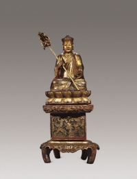 清·木胎地藏菩萨坐像