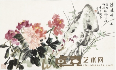 黄达聪  秾艳幽香图 73.5×44cm