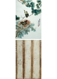 民国·刘雨岑绘暖春图瓷板