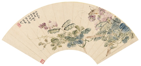 张大壮  花虫写生图