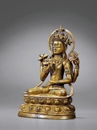 15世纪·合金铜般若佛母坐像
