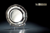 1892年制 丘吉尔家族藏品杰拉德（Garrard）纯银餐盘