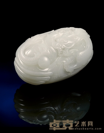 许简亦 龙行天下 白玉把件 100×60×55mm
重量:589g