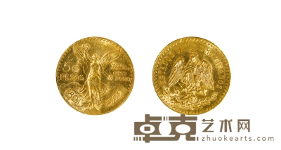 民国·1929年墨西哥金币 直径：35.8mm
数量：1