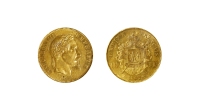 清·1862年法国拿破仑三世金币