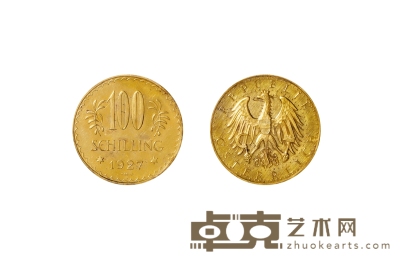 民国·1927年奥地利金币 直径：33mm
数量：1