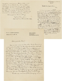 爱因斯坦  有关敦促烟草商人承认接纳私生子的亲笔信