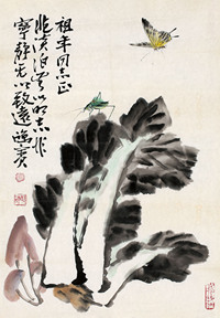 许鸿宾   蝈蝈白菜