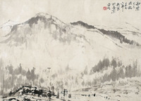 亚明     山水