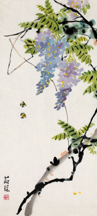 许鸿宾   紫藤蜜蜂
