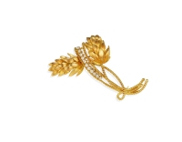 蒂芙尼（Tiffany & Co）18K黄金麦穗造型胸针