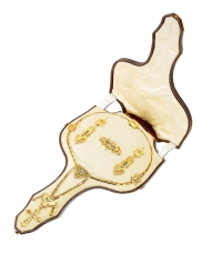 十九世纪制 意大利皇室定制薄金工艺珐琅彩绘珠宝套组