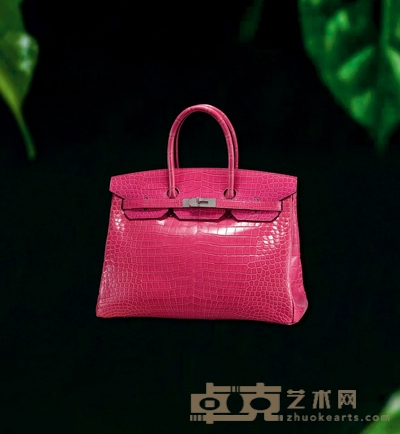 爱马仕Hermès 桃粉色钻扣 BIRKIN35手提包 L.35×H.27×D.19cm，握把12×17cm