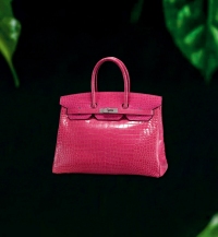 爱马仕Hermès 桃粉色钻扣 BIRKIN35手提包