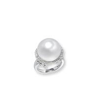 15mm南洋白珍珠戒指