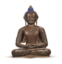 14世纪·铜阿弥陀佛坐像