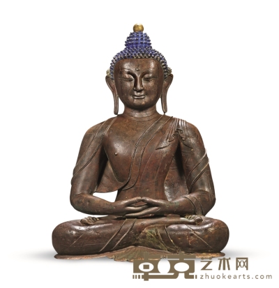14世纪·铜阿弥陀佛坐像 高：45cm