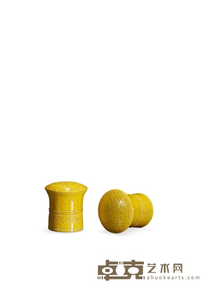 清乾隆·仿剔红团寿纹敦式碗 高：4cm 直径：11.5cm